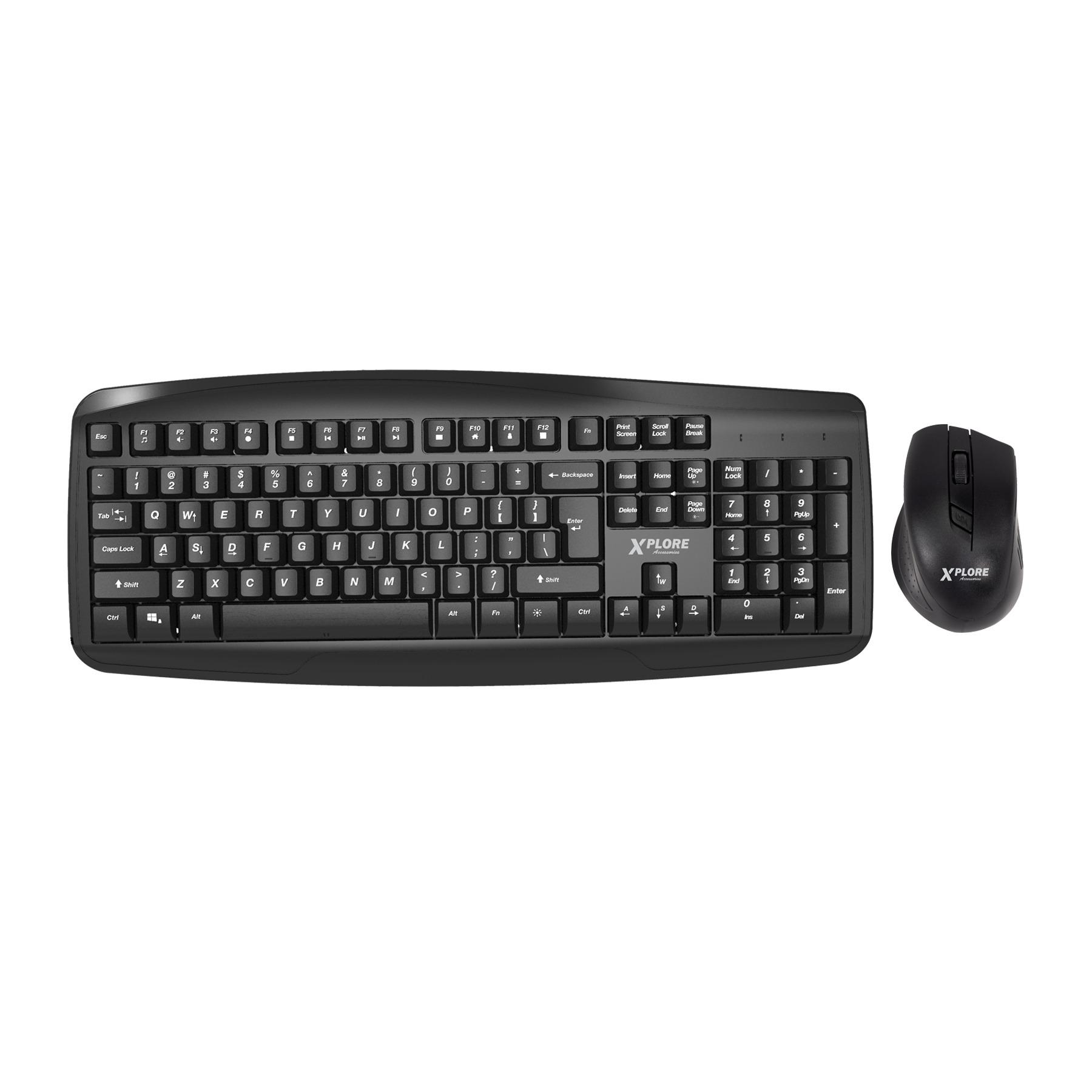 BREZŽIČNA TIPKOVNICA+MIŠKA SET XP1253
