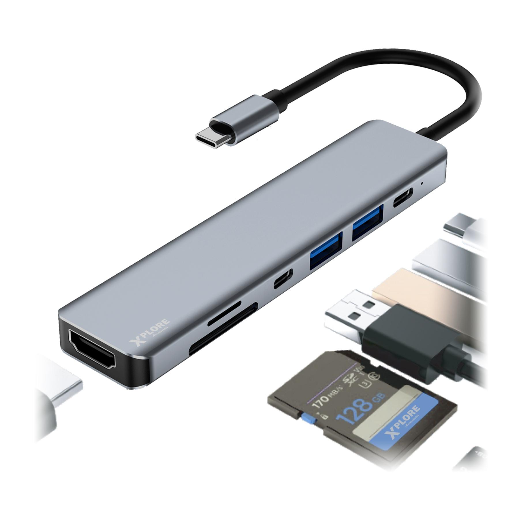 USB MULTIFUNKCIJSKI RAZDELILEC TYPE-C XP2565 - slika 2